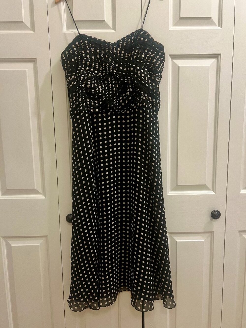 Ralph Lauren Silk Polka Dot Dress Size 14